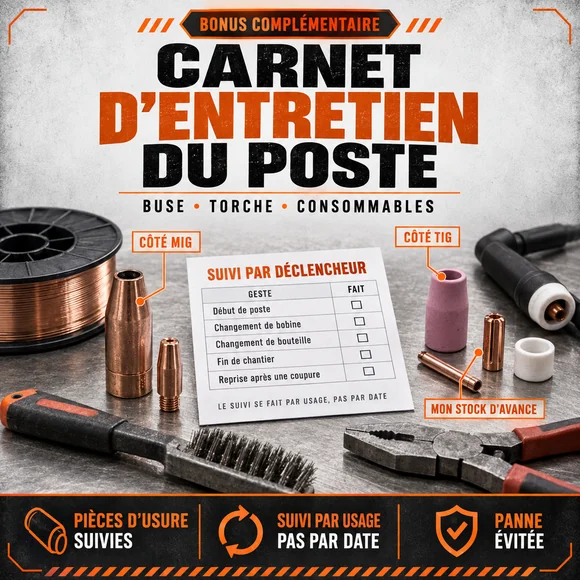 Bonus 3, Carnet d'Entretien du Poste